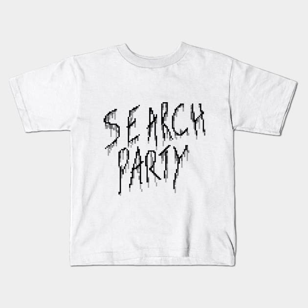 SEARCH PARTY Kids T-Shirt by gamesbylum